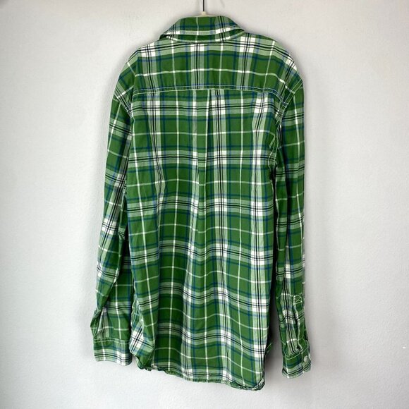 Tucker + Tate Green Plaid Button Up XL (14/16) - Picture 8 of 8